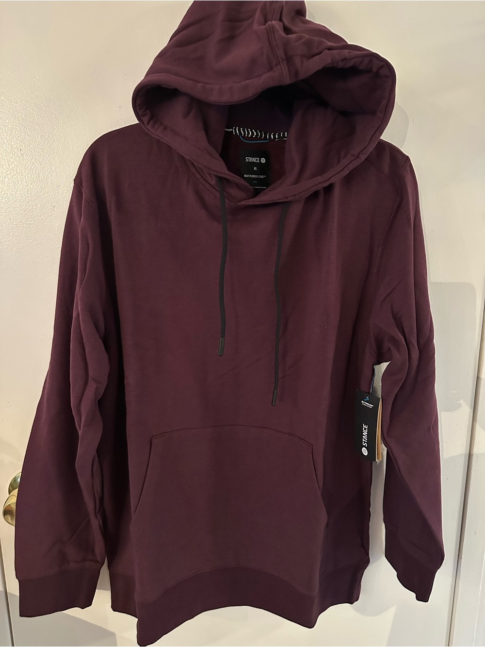 Stance Men’s Hoodie in Burgundy Plum